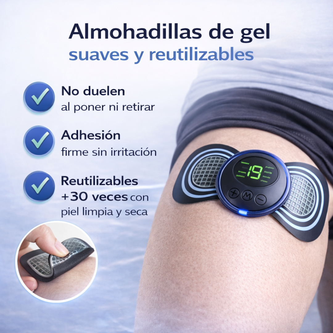 Masajeador Eléctrico Muscular Portátil Recargable